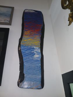 Handpainted Wood Wall Art