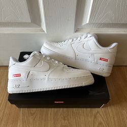 Nike Air Force 1 Low Supreme White (Multiple Sizes) Brand New