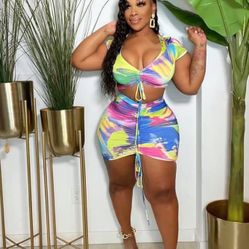Colorful Skirt Set 