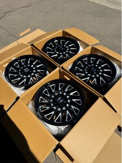 Brand New Hostile “Syclone” 20” Off-Road Wheels for 6x5.5 (6x139.7) Trucks SUVs 20x9 0 Offset