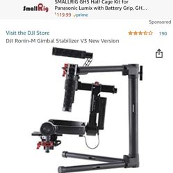 Dji ronin m dslr stabilizer