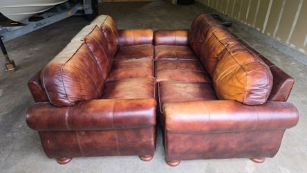 Two leather couches