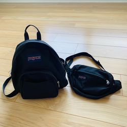 Jansport mini bag and belt bag set