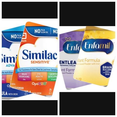 Brand New Unopened Similac And Enfamil Formula