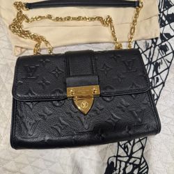 Authentic Louis Vuitton Monogram Empreinte Saint Sulpice PM