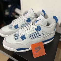 Jordans 4 Military Blue