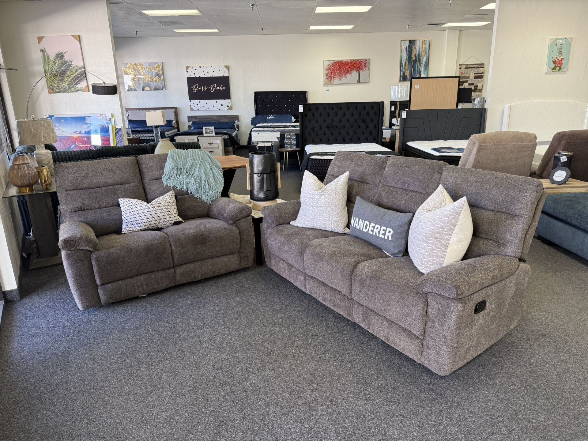 Reclining Sofa And Love Seat