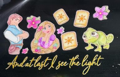 Tangled UV Sticker