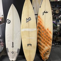 Rusty, Lost, Bunker(Sharp Eye), Clark, Southcoast Surfboards 