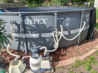 Intex Ultra XTR 18-ft saltwater swimming pool