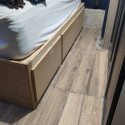 Bed  Plataforma For Queen Mattres