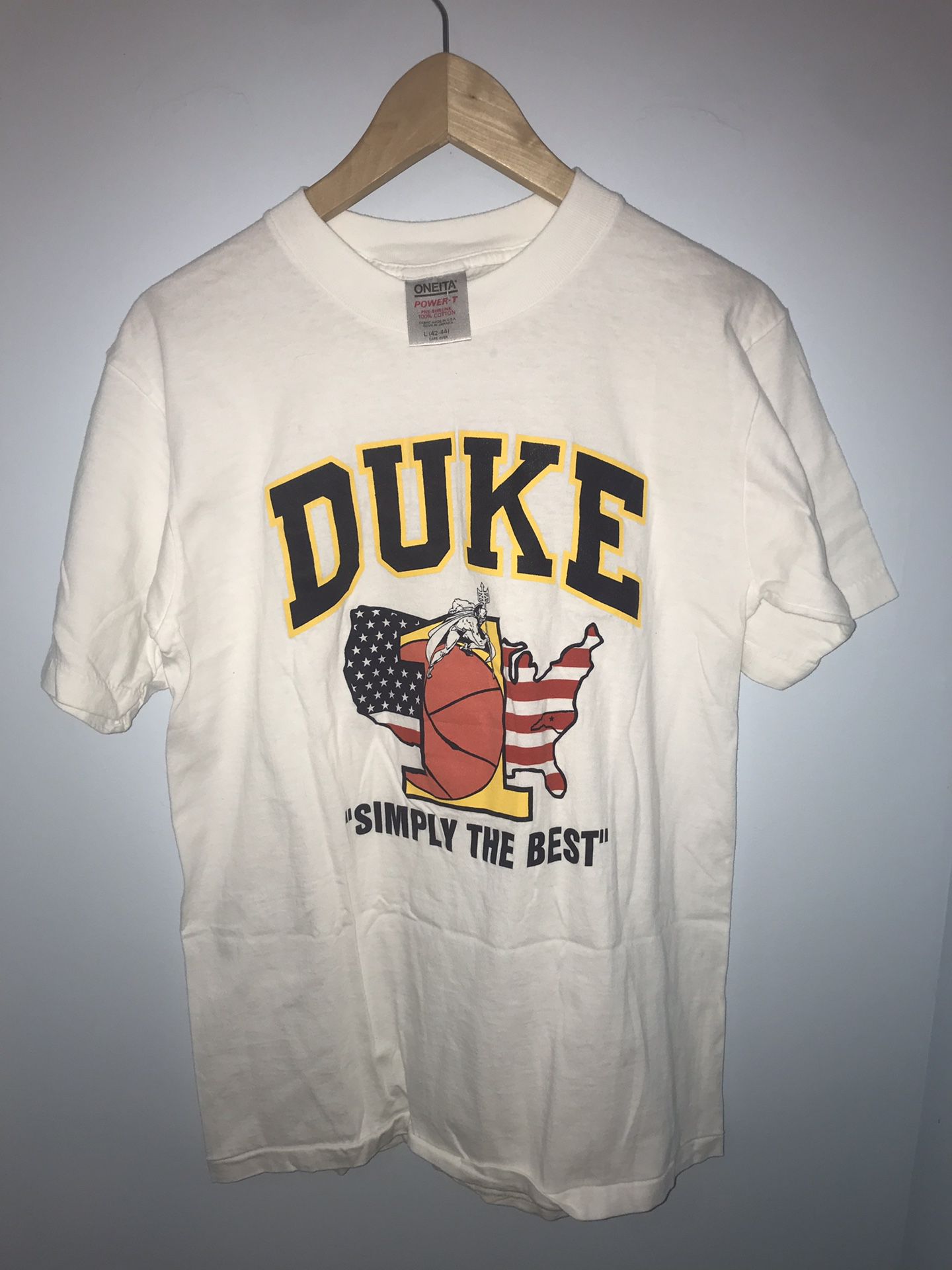 Vintage 1990's Nike Duke Basketball T-Shirt Sz. L