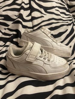 Puma Toddler White Sneakers