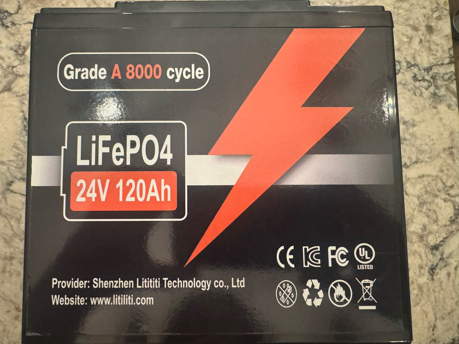 24v Lithium Battery -new