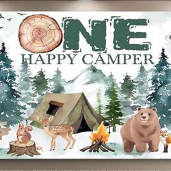 One Happy Camper Birthday Supplies 