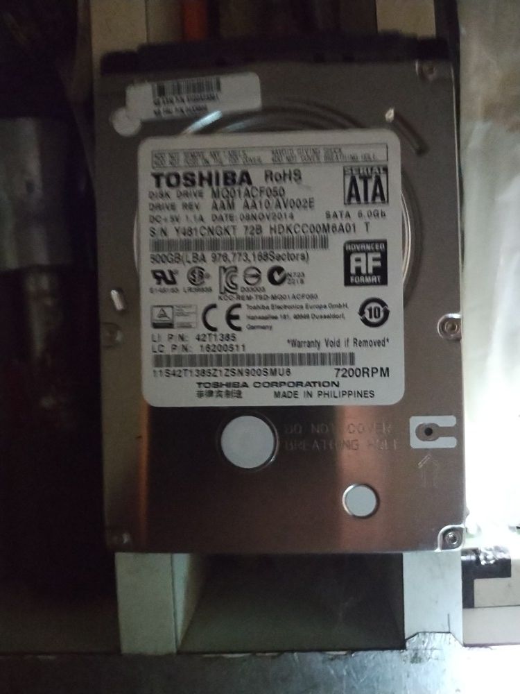 Laptop Hard Drive