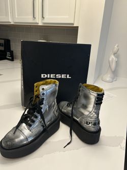 Silver diesel Boots 