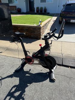 Peloton Exercise Bike + Screen + Protective Cover