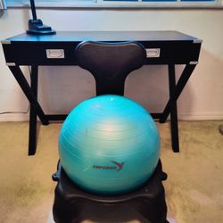 🔵 Balance Core Ball Chair for Home, Office & Exercise 
