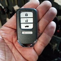 $100 in Upland | 2014-21 Honda 4-Button Smart Prox Key Copy for Push Start (Pilot, Accord, CRV, HRV, Civic, Fit, Odyssey & more)