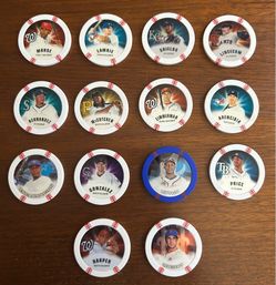Lot of 14 Topps Chipz from 2013 and 2014