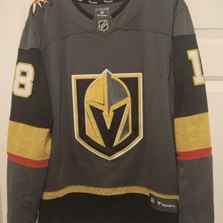 100% AUTHENTIC Men's Fanatics VEGAS GOLD KNIGHTS #18 NEAL Stich/Sewn NHL Official Hockey Premium Jersey size Medium BRAND NEW $65 FIRM