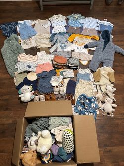 Baby Boy Clothing and Toy Bundle