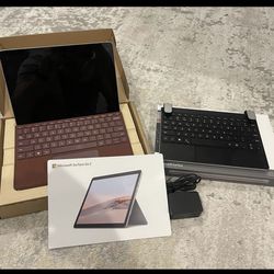 Microsoft Surface Go 2 LTE, Intel m3, 8gb, 256gb SSD with Type Cover And Brydge Laptop Keyboard
