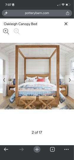 Oakleigh Canopy Bed - Pottery Barn