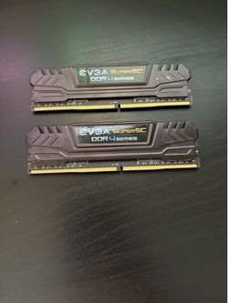EVGA SuperSC 16GB (2x8GB) DDR4 3000MHz CL15 RAM