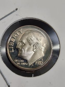 1987-S Proof Dime