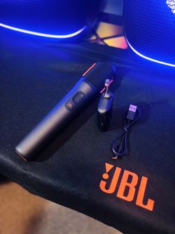 JBL Original Wireless Microphone + Dual Channel Receiver & Charger— Clear Vocals, Karaoke & DJ Ready