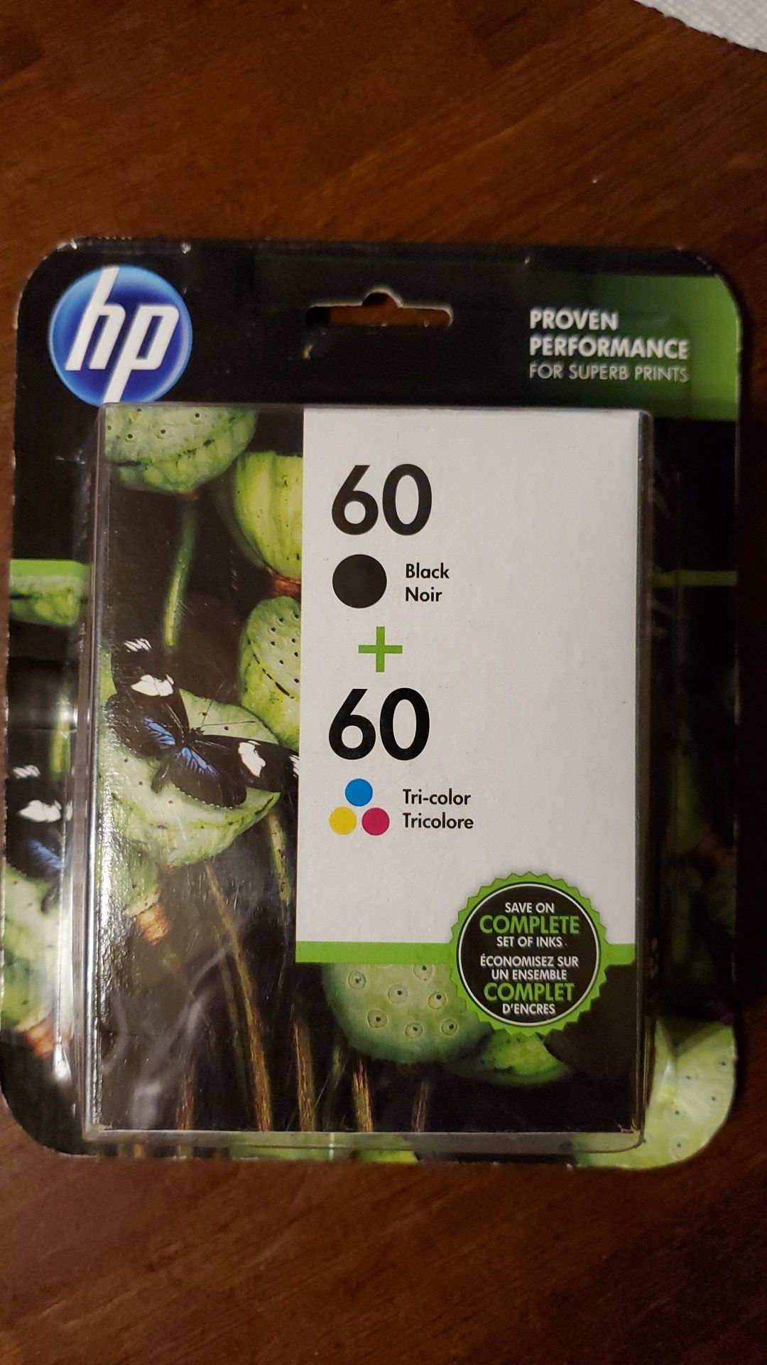 Hp 60 black & tri-color ink