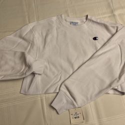 NEW CHAMPION Cropped Sweatshirt - Large