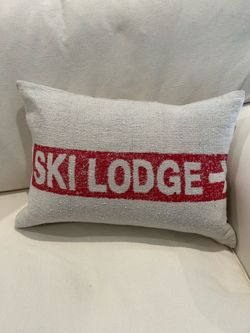 Pottery Barn Limited Edition Ski Lodge Decorative Throw Pillow
