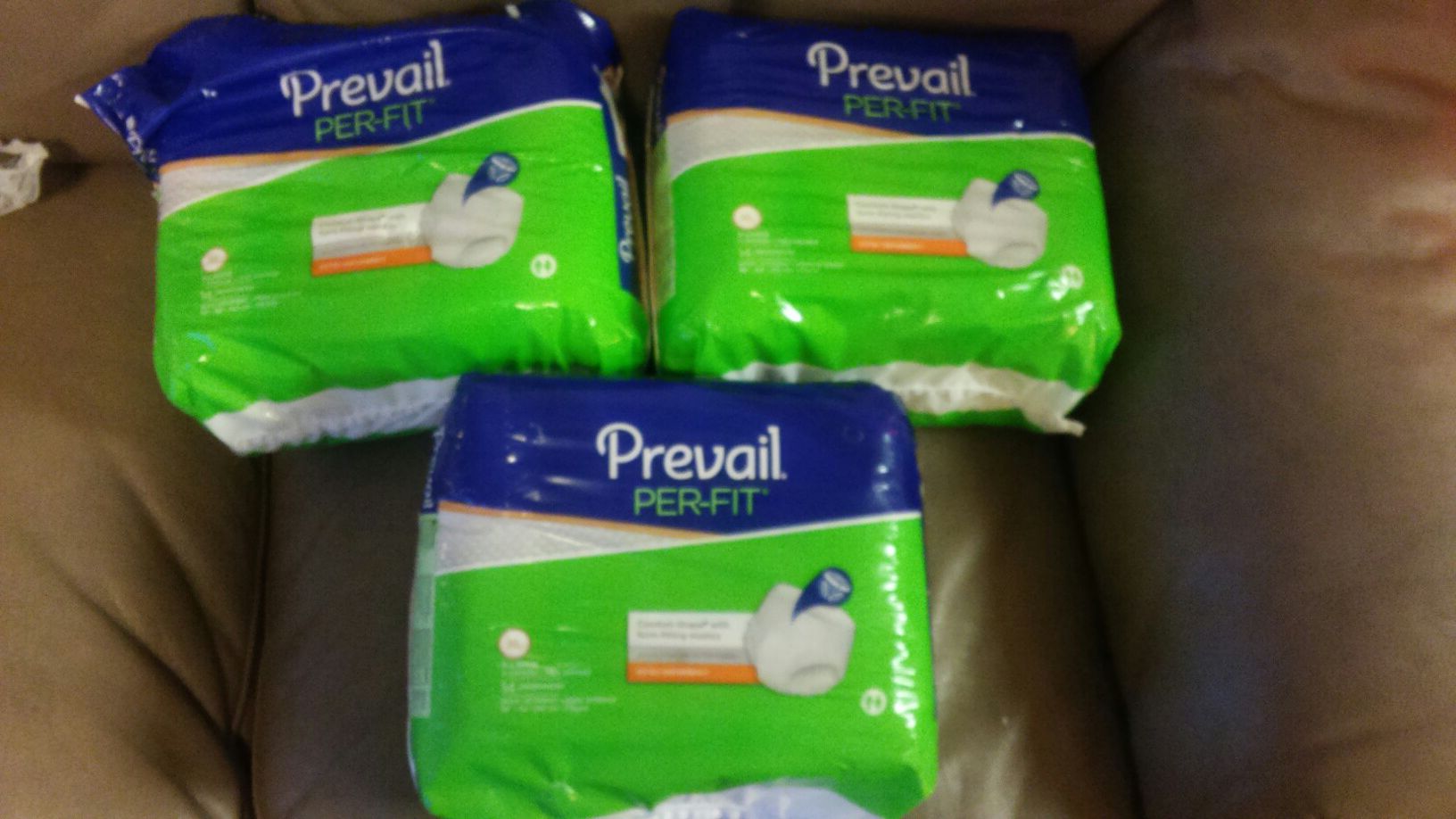 3 Packages of XL Prevail Per-fit