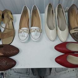 Women's Size 12 Shoes 6 Pair