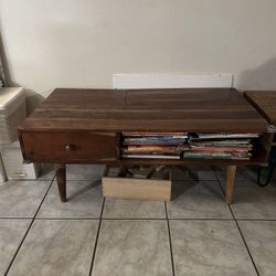 Wooden Sturdy Coffee Table 