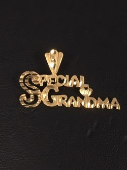 Grandma gold charm