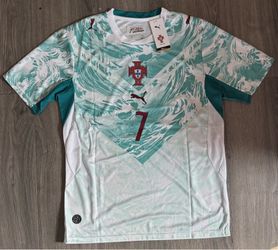Portugal Ronaldo teal World Cup jersey