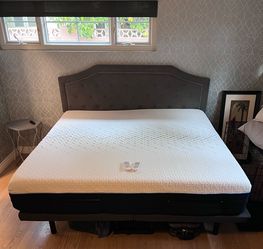 KING Bed with Nectar Mattresses on Adjustable Frame