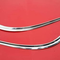 62-64 Impala 2 Door Hardtop Back Window BELT LINE TRIM beltline  Bottom Trim Molding Roof C Pillar Starfire 