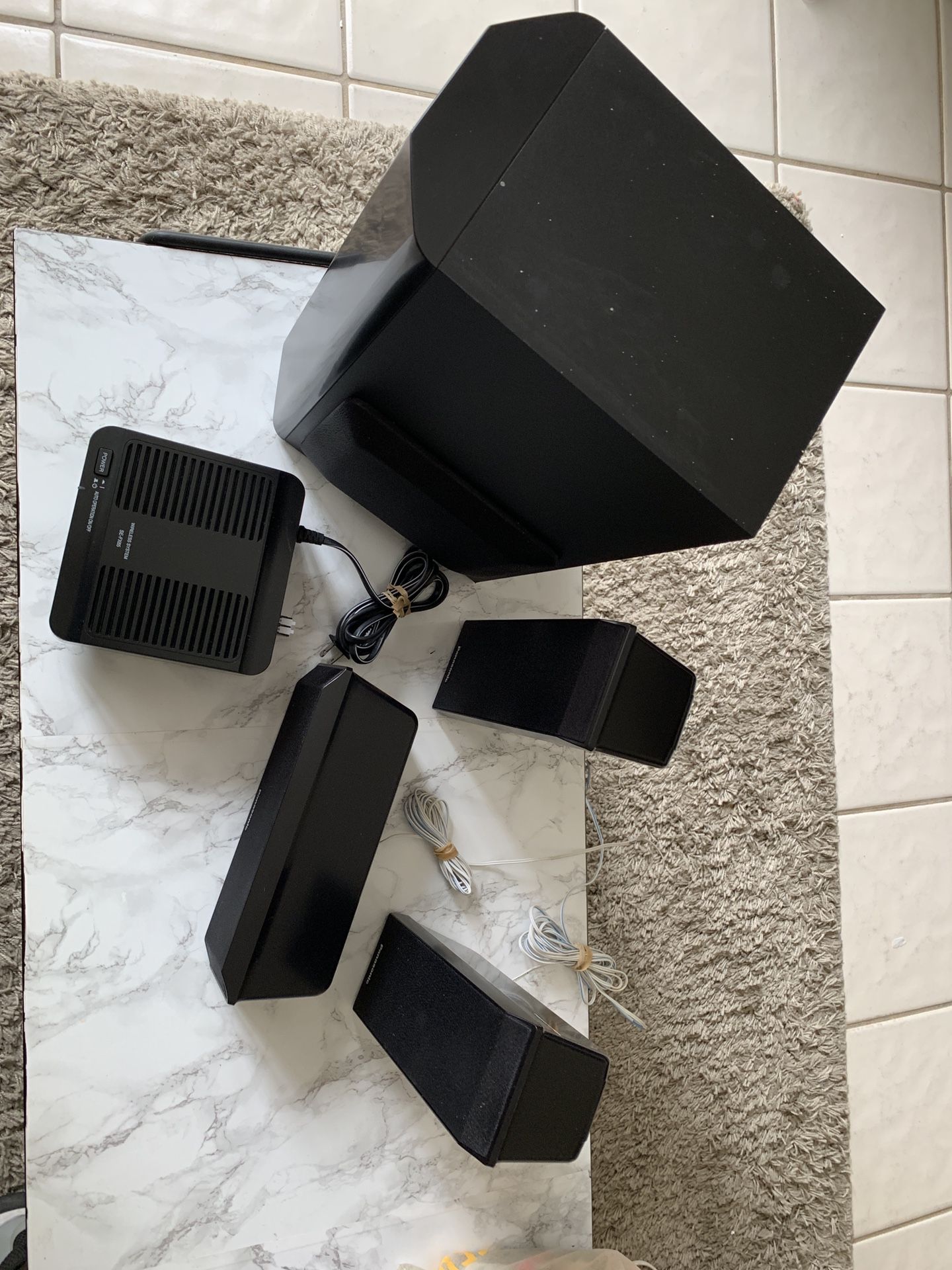 Panasonic Wireless SE-FX65 system + speakers and Subs