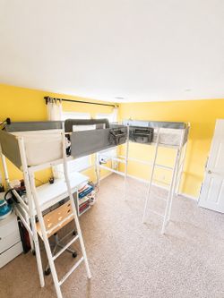 Selling 2 loft bed frames - used like new