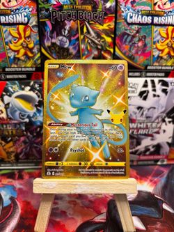 Mew Gold 25 Pokémon Card