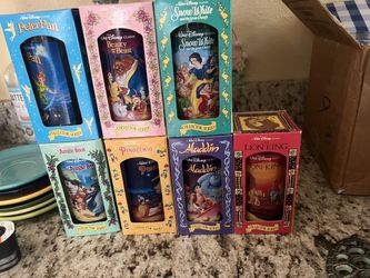 7 New In Box Disney Tumblers