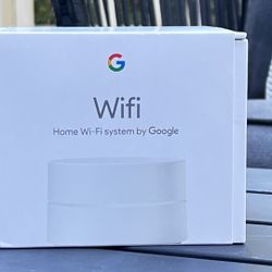 Google WiFi System, 1-Pack - Router - NEW