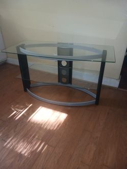 Glass Top Entertainment Center 