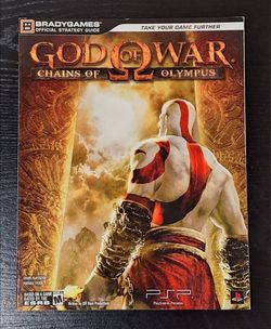 GOD OF WAR: CHAINS OF OLYMPUS OFFICIAL STRATEGY GUIDE [LIKE NEW]