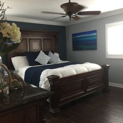 California King, Luxury Bedroom Set